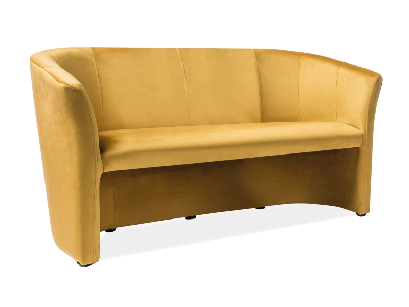 SIGNAL - TM-3 Velvet Sofa | Tkanina | Curry Bluvel 68