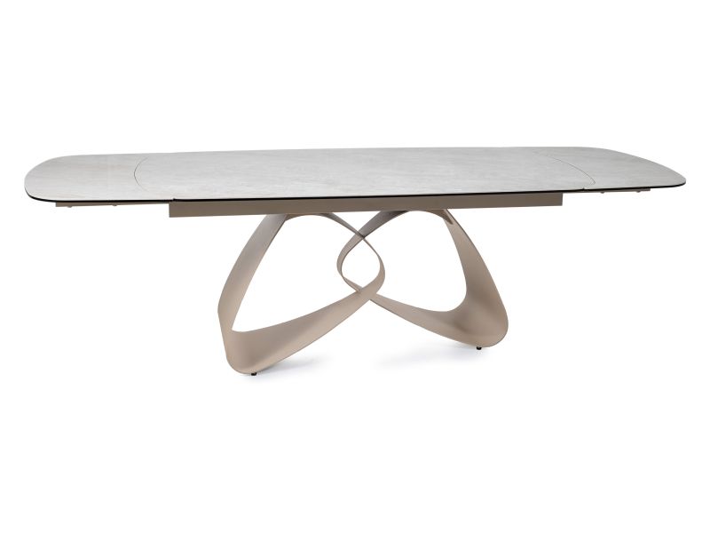 SIGNAL - VALENTINO CERAMIC Stół rozkładany 180-260x98x77 | TAJ MAHAL Beż | Kaszmir