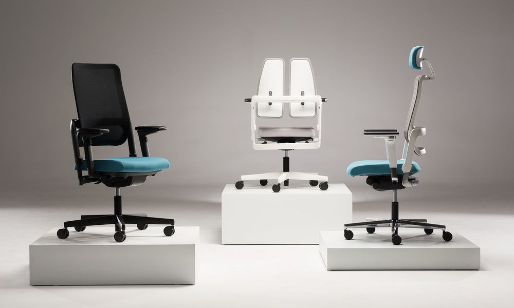 NOWY STYL - XILIUM Fotel Obrotowy SWIVEL CHAIR DUO-BACK UPH/P WHITE | Oparcie - 2-częściowe Aranżacja foteli z kolekcji XILIUM
