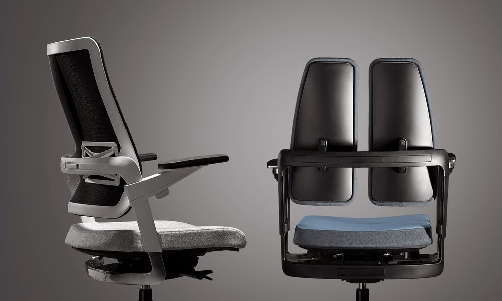 NOWY STYL - XILIUM Fotel Obrotowy SWIVEL CHAIR DUO-BACK UPH/P BLACK | Oparcie - 2-częściowe Aranżacja foteli z kolekcji XILIUM