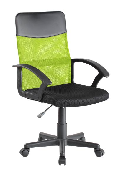 FURNITEX - QZY-68 Fotel obrotowy | Zielono/czarny