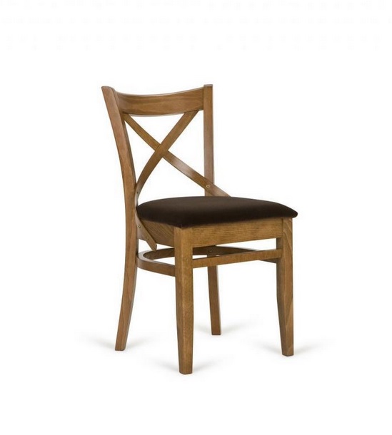PAGED - A-5245 Krzesło | Siedzisko tapicerowane | Buk