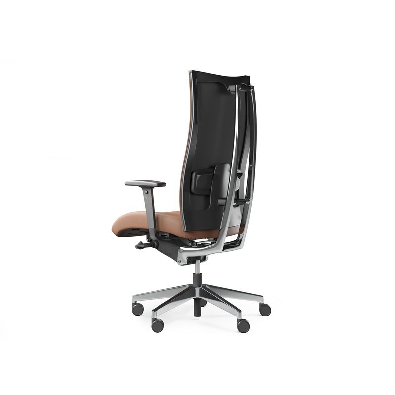 PROFIM - ACTION Fotel obrotowy biurowy gabinetowy 100SFL | Oparcie tapicerowane | Obciążenie do 150 kg