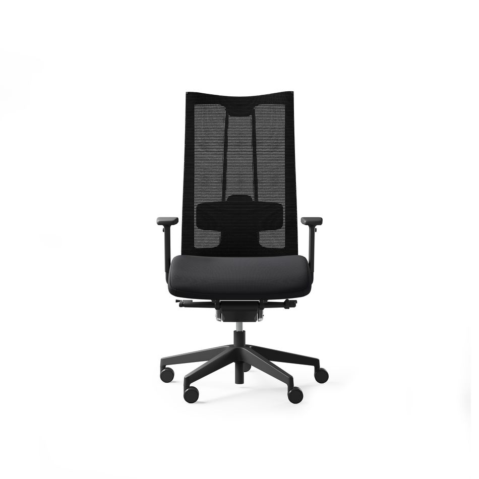 PROFIM - ACTION Fotel obrotowy biurowy gabinetowy 105SFL | Oparcie siatkowe | Obciążenie do 150 kg