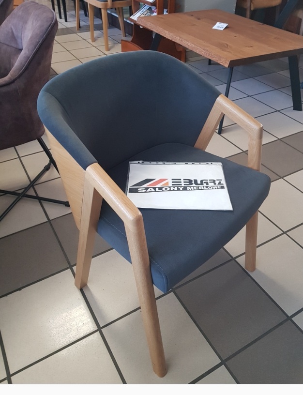 PAGED - WYPRZEDAŻ AIRES W Fotel Dąb | Dąb naturalny 100 | Tkanina Matt Velvet 97 | 6 sztuk | DOSTĘPNE OD RĘKI