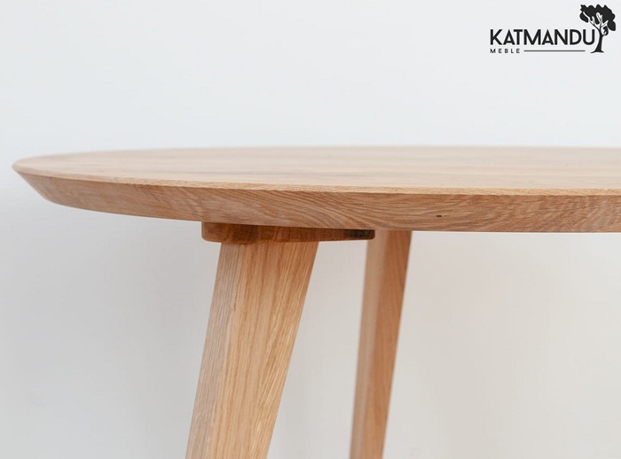 KATMANDU MEBLE - ORBETELLO Ława okragła 90 | Dąb | 3SORB57