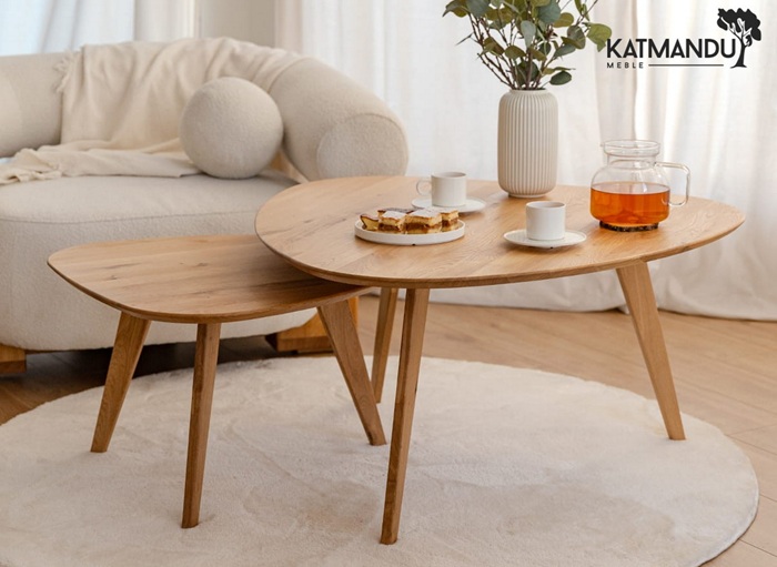 KATMANDU MEBLE - ORBETELLO Ława owalna 69 | Dąb | 3SORB54