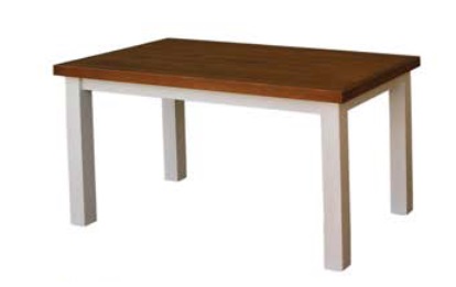 PANKAU - BG Stół 160 | Nierozkładany | Noga prosta | Jeden kolor