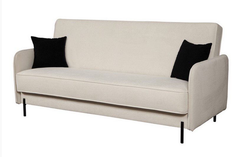 MEBLE BEST - BIANCA Wersalka z funkcją spania i pojemnikiem na pościel