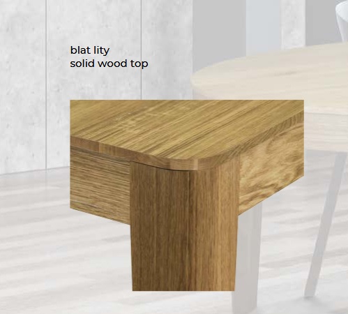 ORTUS - PAOLO Dąb Stół okrągły | Rozkładany | Lite drewno