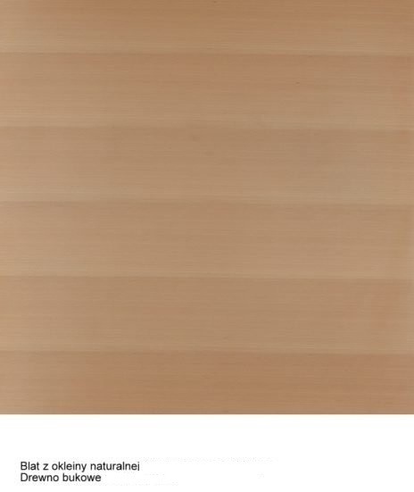 FAMEG - BASIC Blat 70x70 | Naturalna okleina buk | Grubość blatu 1,9 cm