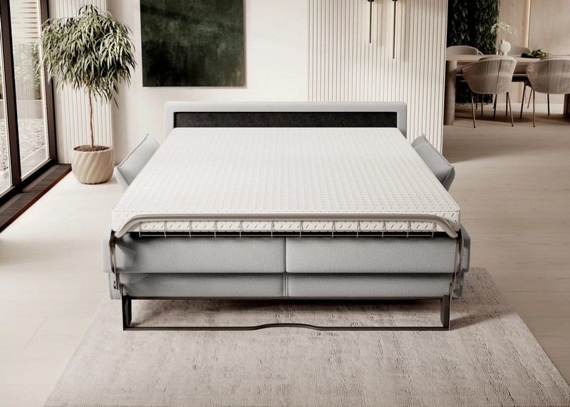 WERSAL - CANTO 160 Sofa z funkcją spania | Włoski stelaż