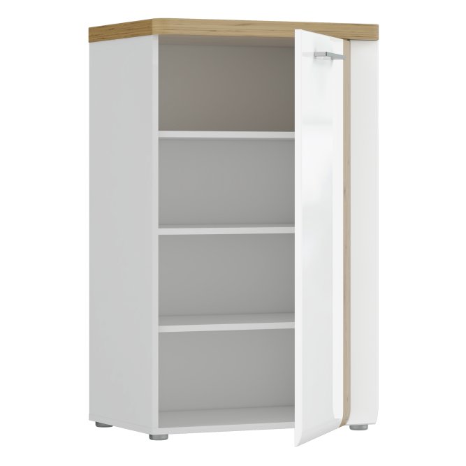 Forte - TULUZA Komoda P TUZD211RB-C843 Biały Połysk