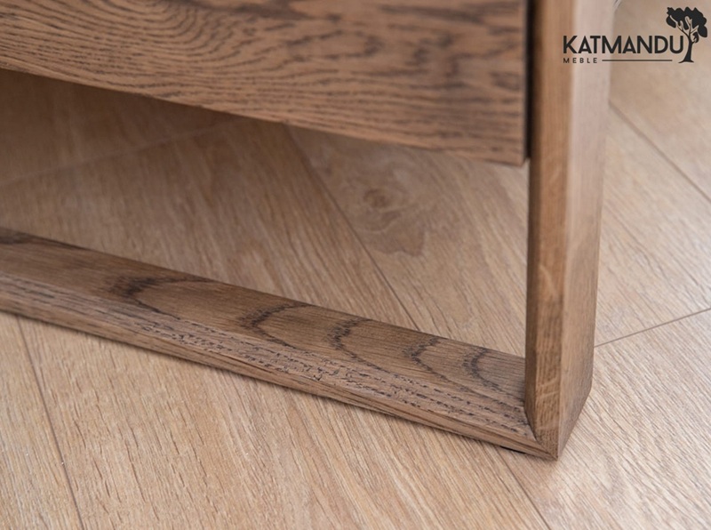 KATMANDU MEBLE - ADRIA Łóżko 140x200 | Dąb dymiony | PRHADRIA140x200DD