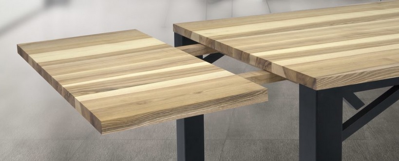 ORTUS - VITTORIO Dostawka Dąb | do stołu nierozkałanego | Lite drewno | Grubość 3 cm