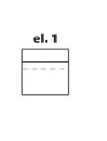 ETAP SOFA - SPOT EL. 1 (zagł. man) Element 1 bez boków, z zagłówkiem regulowanym manualnie