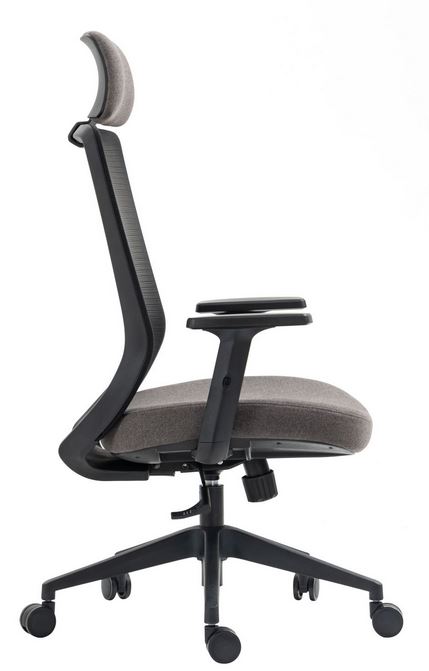 FURNITEX - FB25-FX (B) Fotel obrotowy | Czarno-szary
