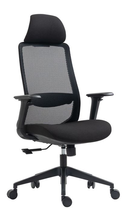 FURNITEX - FB26-FX (B) Fotel obrotowy | Czarny