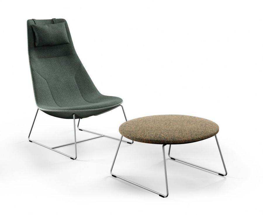 PROFIM - CHIC LOUNGE Fotel A10V3 | Oparcie wysokie | Stelaż z metalowego pręta Aranżacja