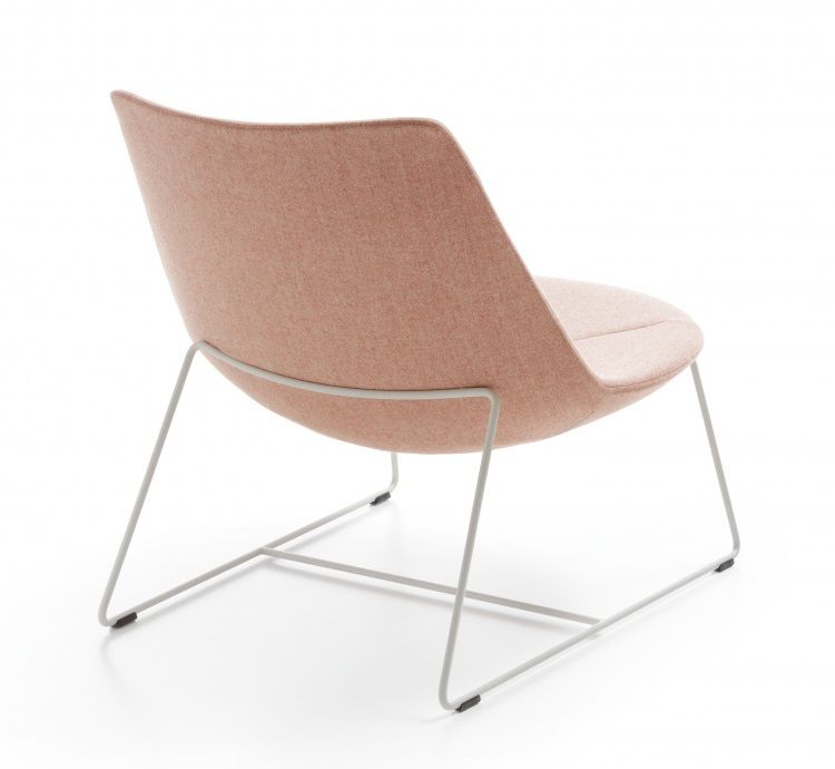 PROFIM - CHIC LOUNGE Fotel A20V3 | Oparcie niskie | Stelaż z metalowego pręta