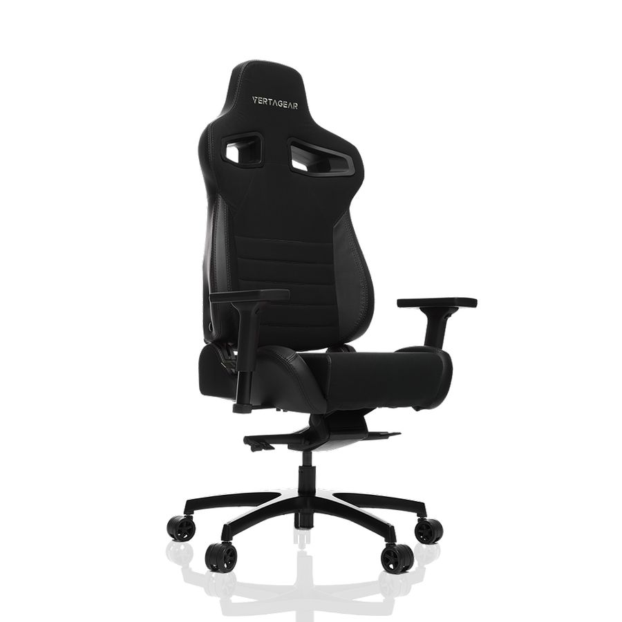 EKO-LIGHT - VERTAGER Fotel Obrotowy Gamingowy PL4500 | Sportowy Design i Ergonomia w jednym | Kolor Czarny