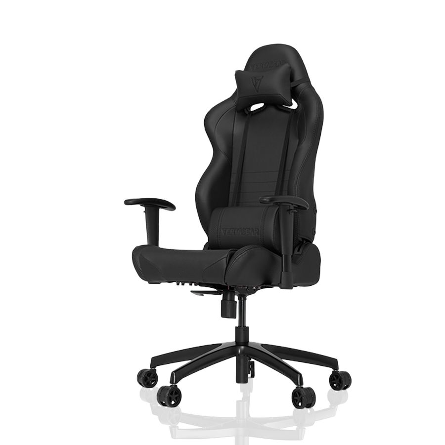 EKO-LIGHT - VERTAGER Fotel Obrotowy Gamingowy SL2000 | Maksymalny Komfort | Prestiżowy Design | Kolor Czarny / Karbon