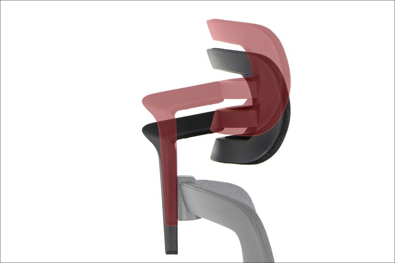 STEMA - Fotel obrotowy ErgoNew S1 | Czarny | Siedzisko siatkowe