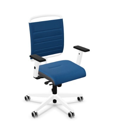 NOWY STYL - @-SENSE Fotel obrotowy PLUS-PW-W FS | Oparcie zgrzewane w technologii ultradźwiękowej | Mechanizm FS | Wersja WHITE