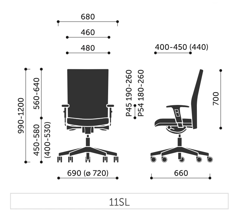 PROFIM - PLAYA Fotel Obrotowy 11SL | Mechanizm Synchro | Wysuw Siedziska | Zgodny z Rozporządzeniem z 2023 roku