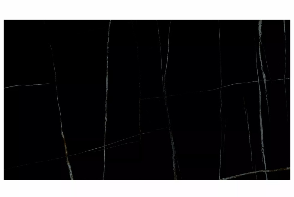 SIGNAL - SALVADORE CERAMIC Stół 160-240x90x76 | Blat Ceramika włoska Sahara Noir | Czarny mat