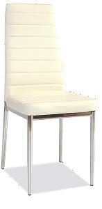 SIGNAL - H-261 chrom Krzesło | Ekoskóra | Biały