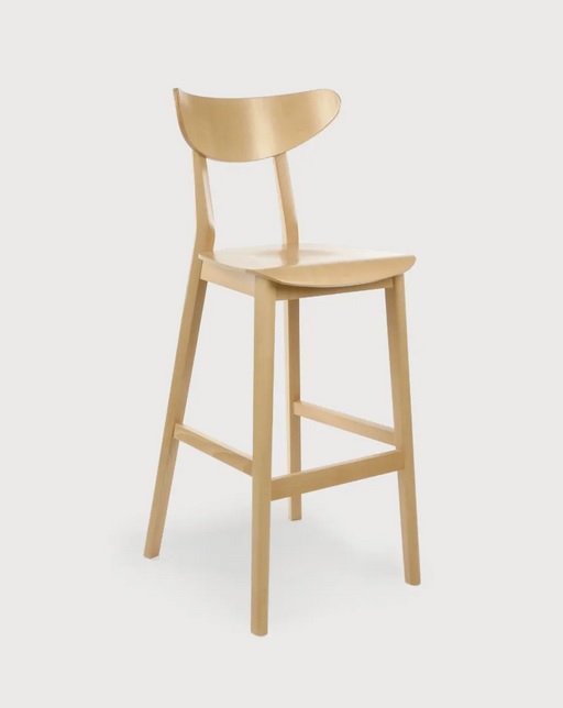 PAGED - LOF Krzesło Barowe H-4230 | Twarde | Buk | Kont.