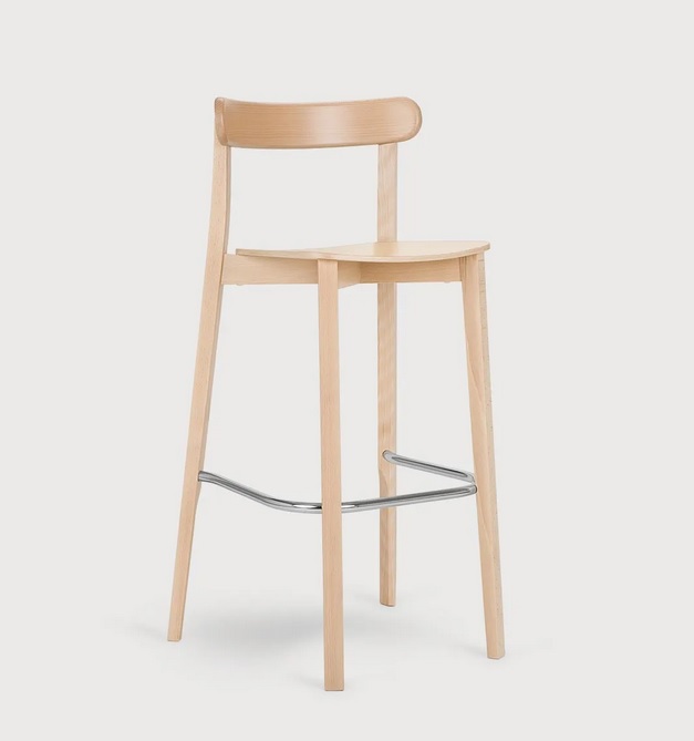 PAGED - ICHO Krzesło Barowe H-4420 | Twarde | Buk