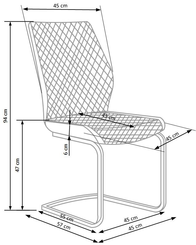 HALMAR - Krzesło K272