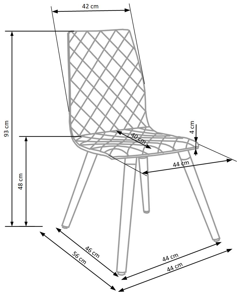 HALMAR - Krzesło K282 beżowe