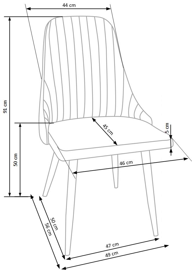 HALMAR - Krzesło K285 beżowy