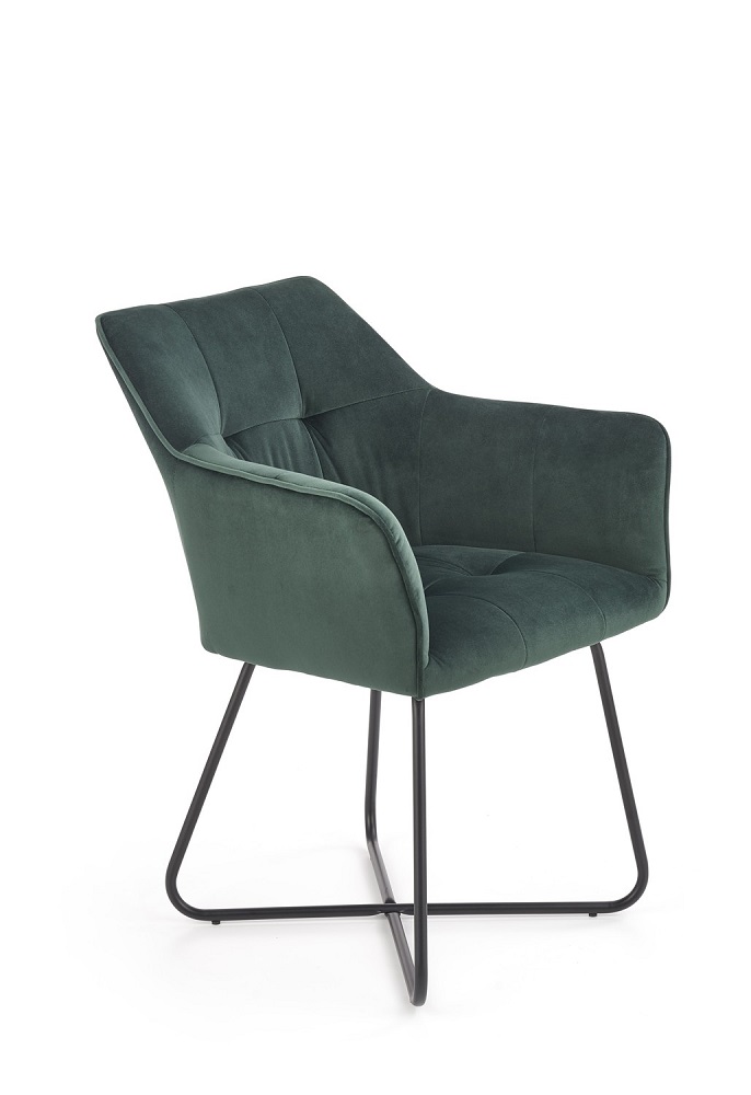 HALMAR - K377 Krzesło | ciemny zielony