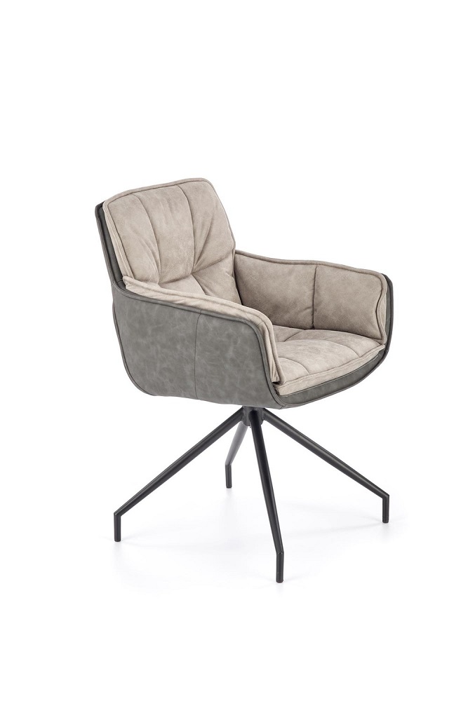 HALMAR - K523 Krzesło | Obrót siedziska | popielaty