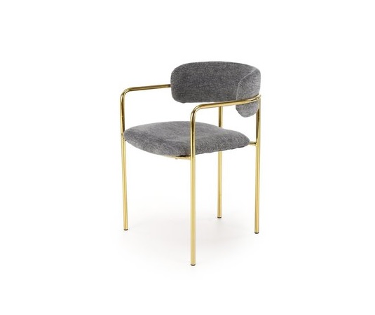 HALMAR - K537 Krzesło | Popietaty | Złoty | DOSTĘPNE OD RĘKI