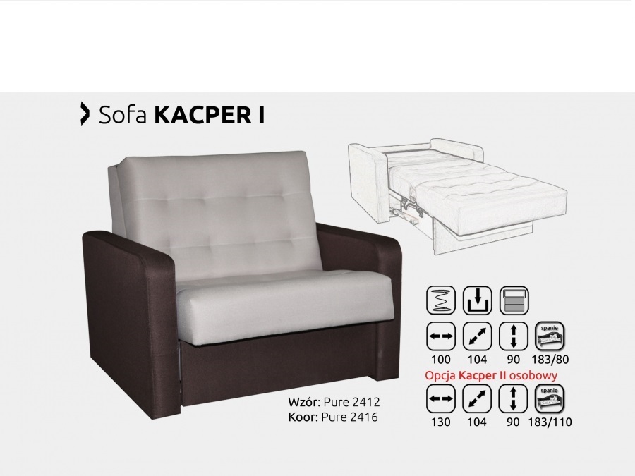 Meblarz - Sofa KACPER II-os | T-C