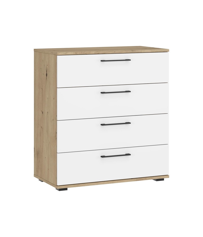 HALMAR - FLEX KM-1 Komoda | dąb artisan/biały | z EU