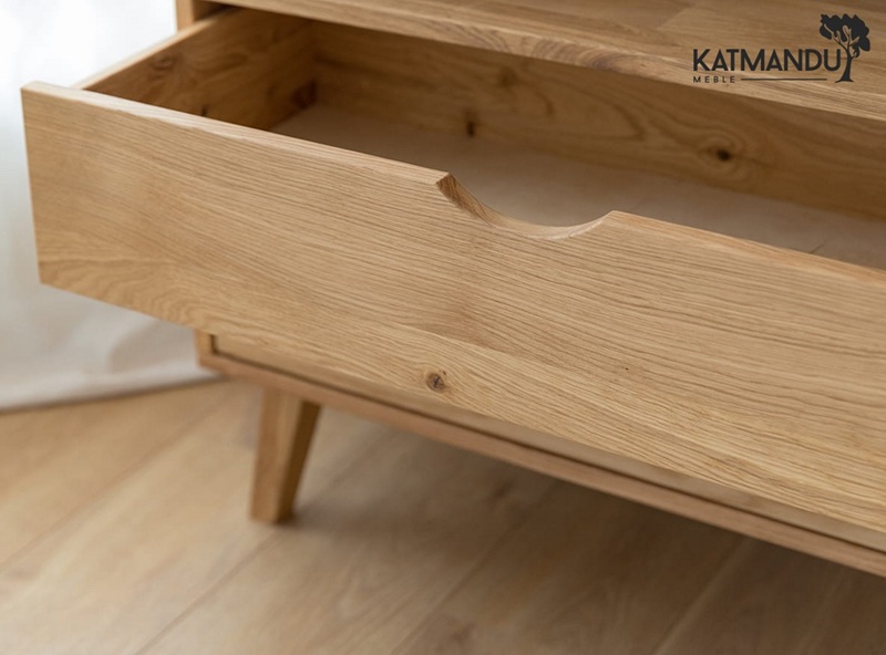 KATMANDU MEBLE - SIMONA Komoda 4S Dębowa | PRHSIM01