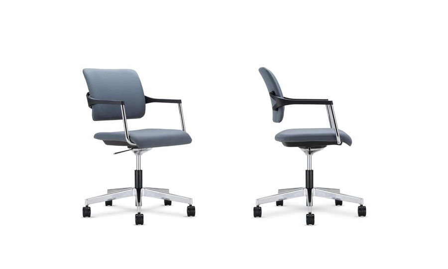 NOWY STYL - 2ME Krzesło konferencyjne obrotowe BL TS25 ARM BL | Wersja czarna BL | Podłokietniki Aranżacja