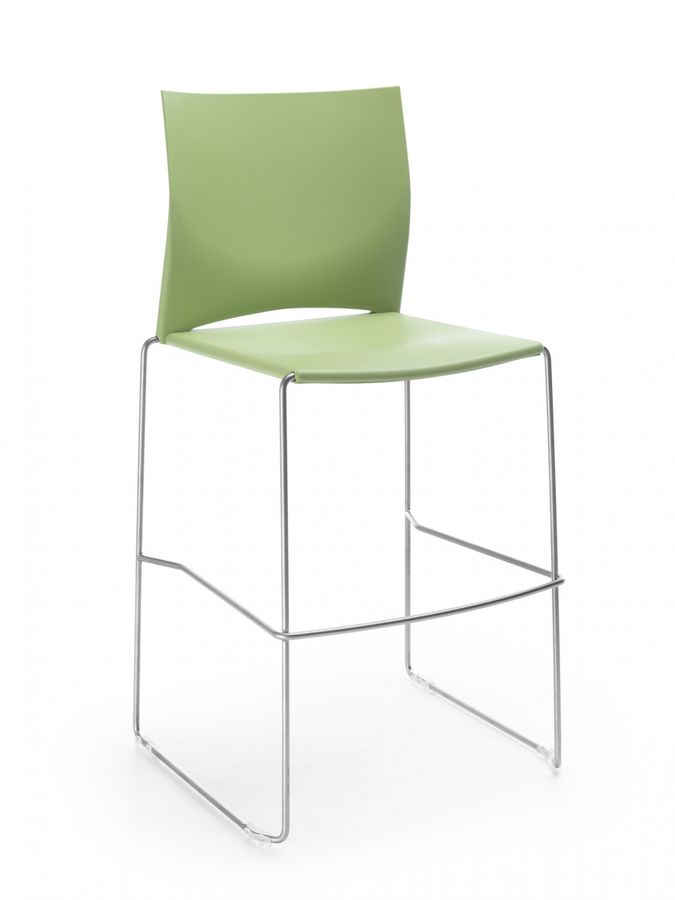PROFIM - ARIZ Krzesło barowe 550CV | Siedzisko i oparcie plastikowe