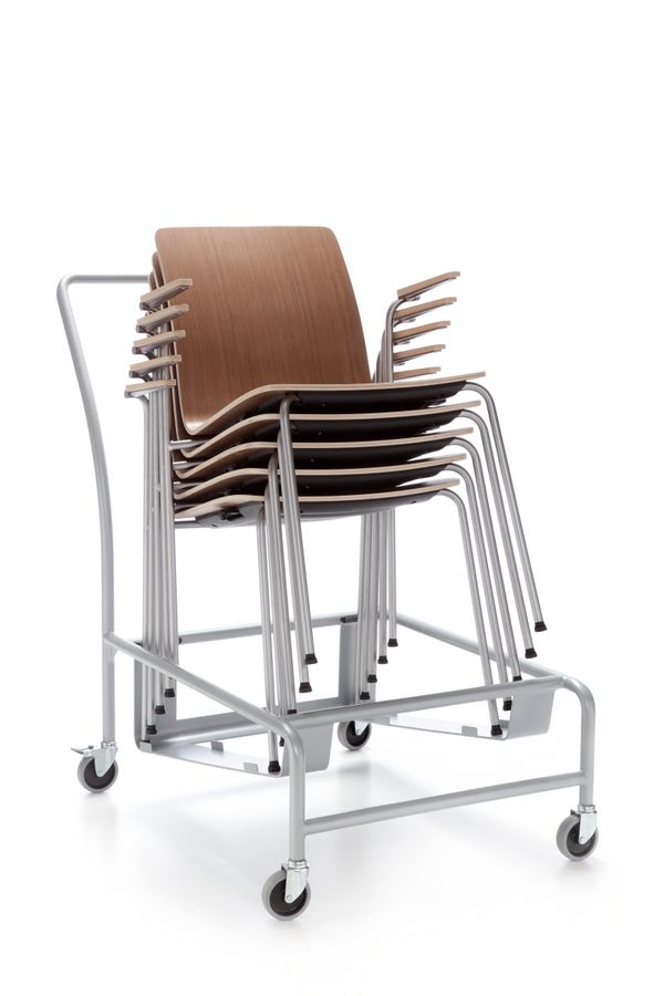PROFIM - COM Krzesło konferencyjne K12H | Kubełek ze sklejki | Na 4 nogach Sztaplowanie