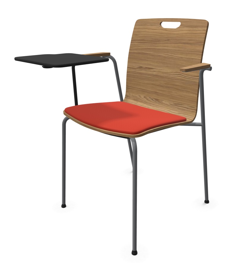 PROFIM - COM Krzesło Konferencyjne K22H | Kubełek ze sklejki | Tapicerowana nakładka na siedzisko