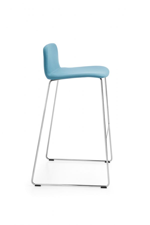PROFIM - COM Krzesło Barowe K42CV | Kubełek ze sklejki | Całość tapicerowana