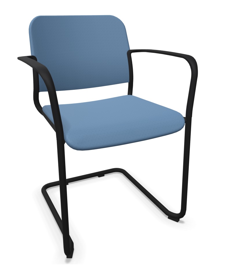 PROFIM - ZOO Krzesło Konferencyjne 500V | na płozie | Siedzisko i oparcie tapicerowane