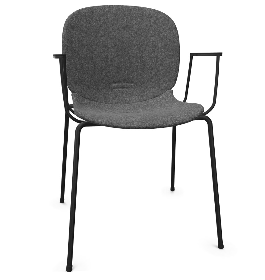 PROFIM - NOOR Krzesło Konferencyjne 6050F | Kubełek w Całości Tapicerowany | Na 4 Nogach