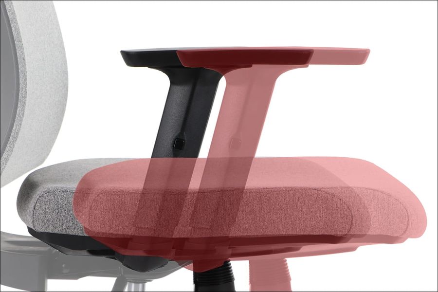 STEMA - Fotel obrotowy TONO | Grafit | Podstawa Chromowana